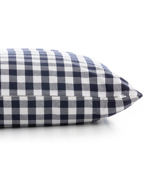 Pack dos fundas de cojín a cuadros vichy, de tejido impermeable -  Gamusi. - Kiabi