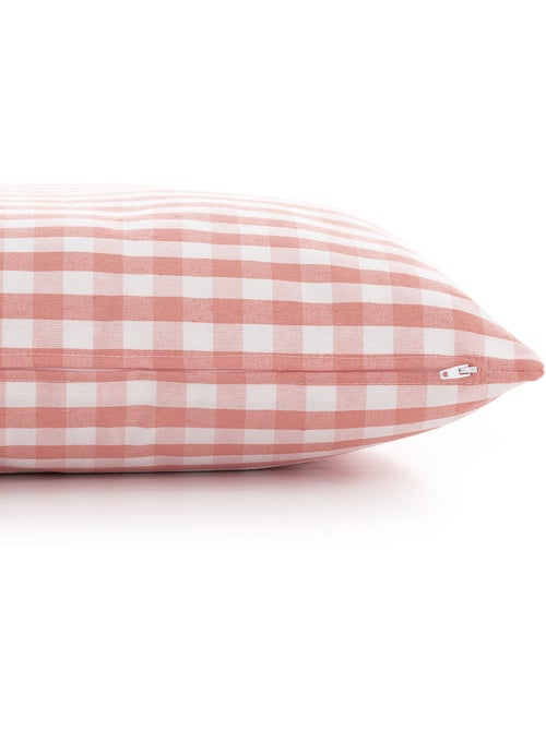 Pack dos fundas de cojín a cuadros vichy, de tejido impermeable -  Gamusi. - Kiabi