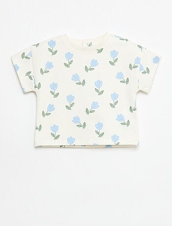 Pack estampado de 2 piezas pantalón corto + camiseta