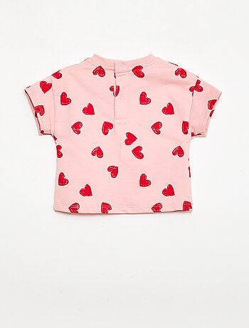 Pack estampado de 2 piezas pantalón corto + camiseta