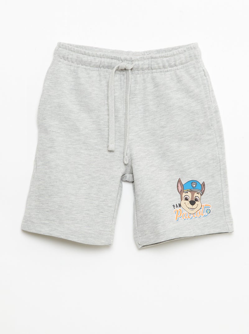 Pack estampado 'Patrulla Canina' sudadera + pantalón corto en algodón Gris - Kiabi