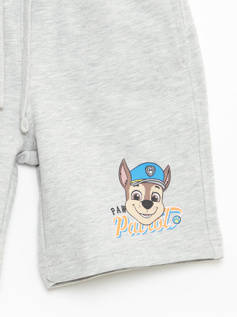 Pack estampado 'Patrulla Canina' sudadera + pantalón corto en algodón Gris - Kiabi