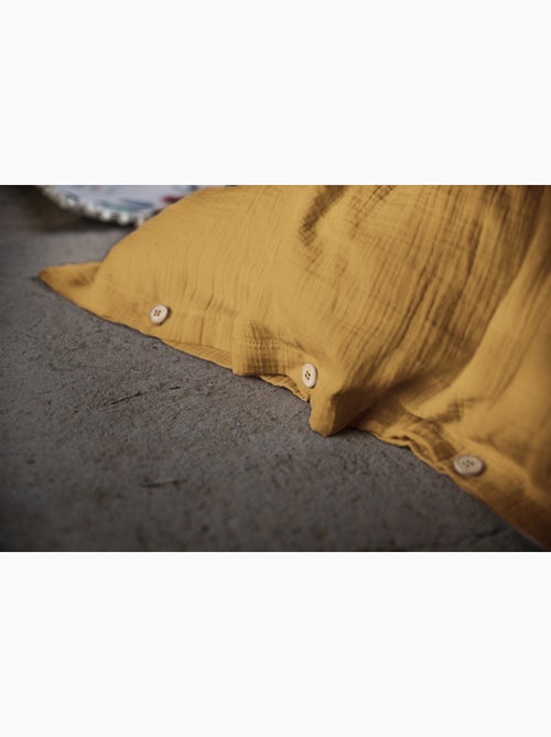 Pack gasa de algodón — funda nórdica + sábana bajera + 2 fundas de almohada - Kiabi Pack gasa de algodón — funda nórdica + sábana bajera + 2 fundas de almohada - Kiabi