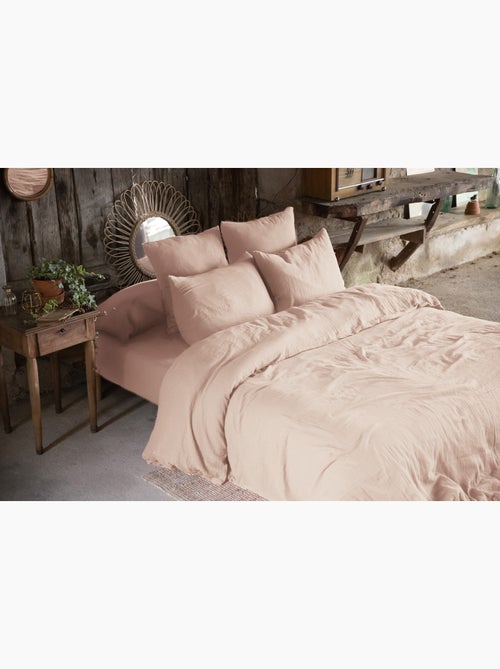 Pack gasa de algodón — funda nórdica + sábana bajera + 2 fundas de almohada - Kiabi Pack gasa de algodón — funda nórdica + sábana bajera + 2 fundas de almohada - Kiabi