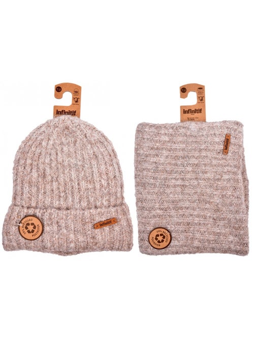Pack gorro cuello infinito INFINITIF - Kiabi Pack gorro cuello infinito INFINITIF - Kiabi