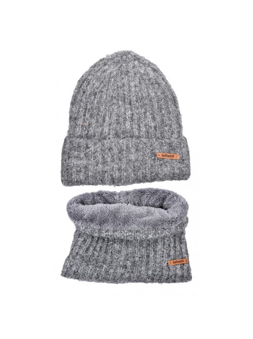 Pack gorro cuello infinito INFINITIF - Kiabi Pack gorro cuello infinito INFINITIF - Kiabi