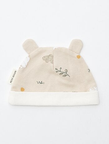 Pack gorro + guante de recién nacido 'Petit Béguin'