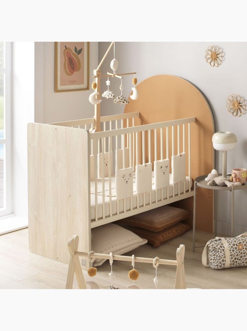 Pack habitación bebé evolutivo: cuna de 120 x 60 transformable en 90 x 190 + cómoda - SAUTHON - Kiabi
