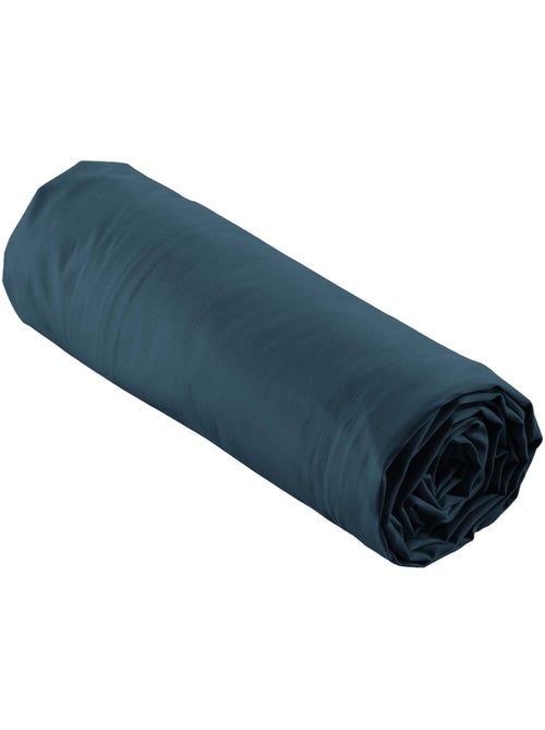 Pack juego de cama percal liso 78 hilos + sábana bajera - Kiabi Pack juego de cama percal liso 78 hilos + sábana bajera - Kiabi