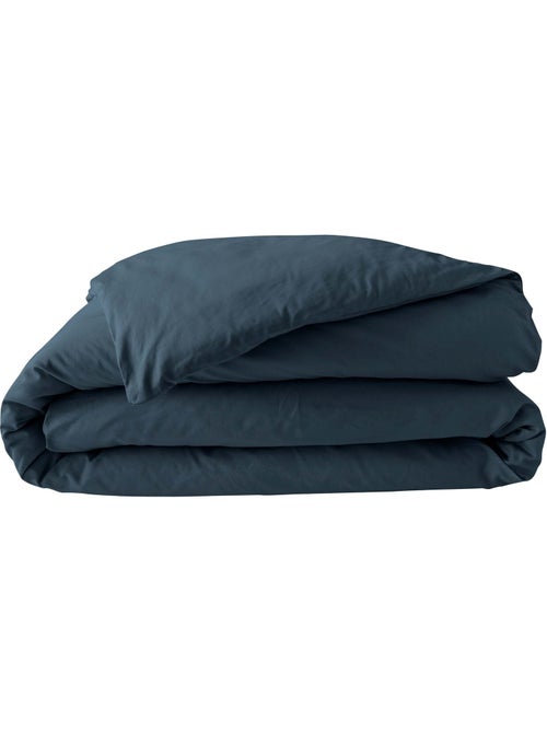 Pack juego de cama percal liso 78 hilos + sábana bajera - Kiabi Pack juego de cama percal liso 78 hilos + sábana bajera - Kiabi