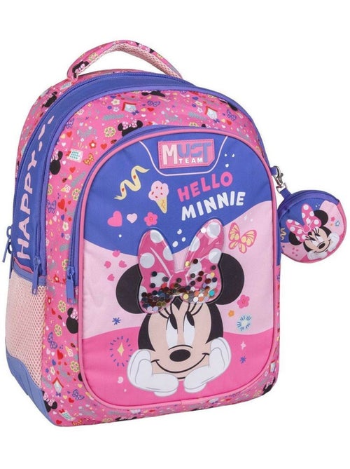 Pack mochila minnie hello besties de tejido resistente - Kiabi