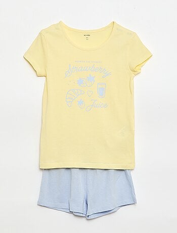 Pack pijama corto - 2 piezas