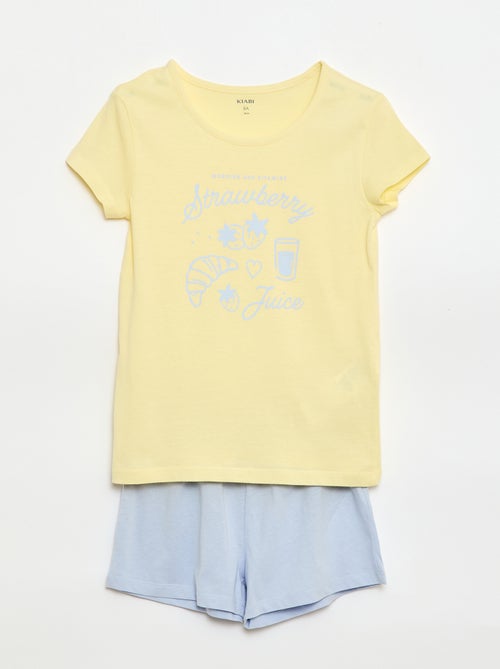 Pack pijama corto - 2 piezas - Kiabi Pack pijama corto - 2 piezas - Kiabi