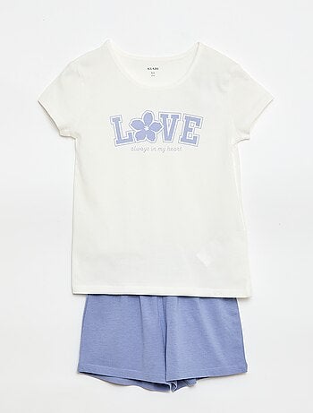 Pack pijama corto - 2 piezas