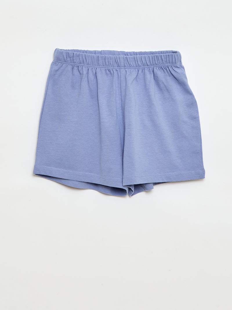 Pack pijama corto - 2 piezas Blanco - Kiabi