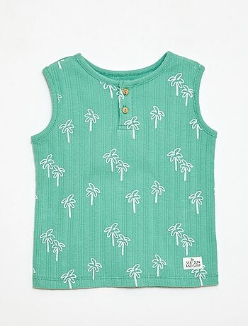 Pack pijama corto camiseta de tirantes + pantalón corto - 2 piezas