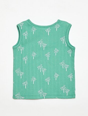 Pack pijama corto camiseta de tirantes + pantalón corto - 2 piezas