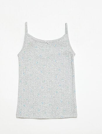 Pack pijama corto camiseta de tirantes + pantalón corto con estampado - 2 piezas