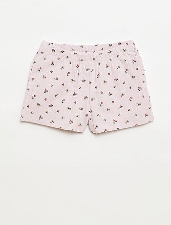 Pack pijama corto camiseta de tirantes + pantalón corto con estampado - 2 piezas