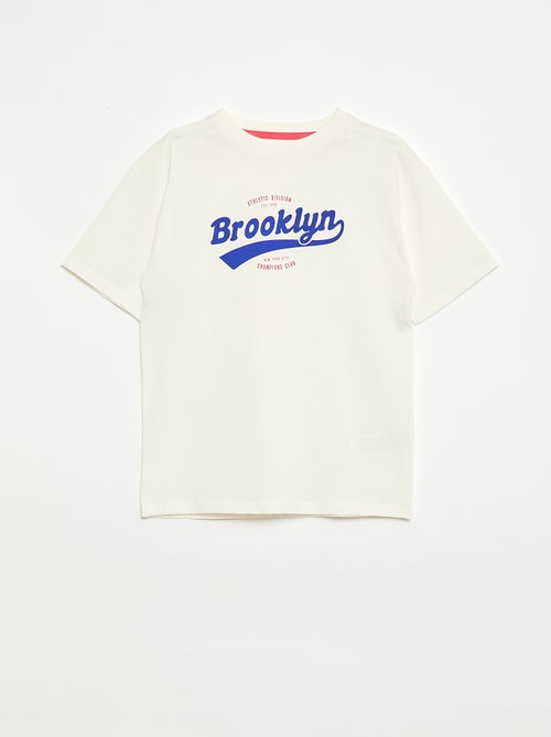 Pack pijama corto camiseta + pantalón corto - 2 piezas - Kiabi