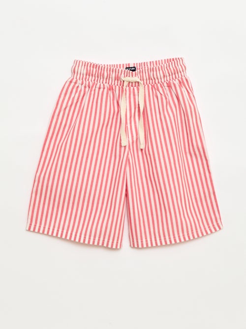 Pack pijama corto camiseta + pantalón corto - 2 piezas - Kiabi