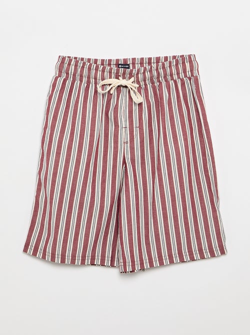 Pack pijama corto camiseta + pantalón corto - 2 piezas - Kiabi Pack pijama corto camiseta + pantalón corto - 2 piezas - Kiabi