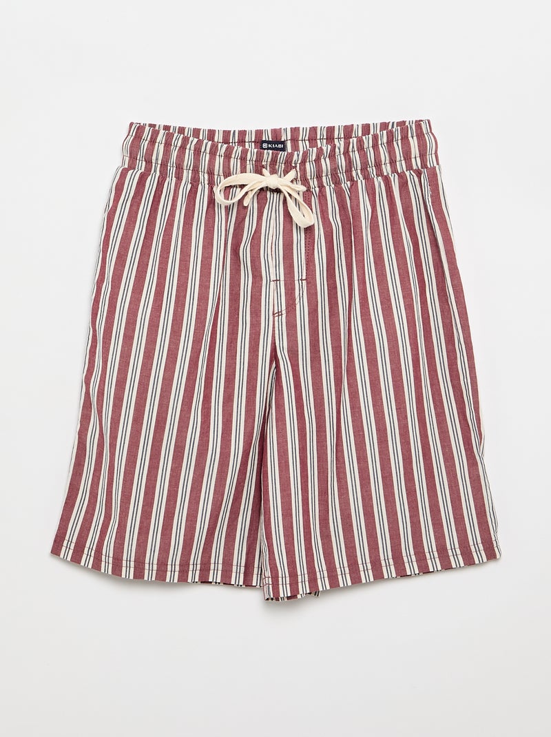 Pack pijama corto camiseta + pantalón corto - 2 piezas Gris - Kiabi