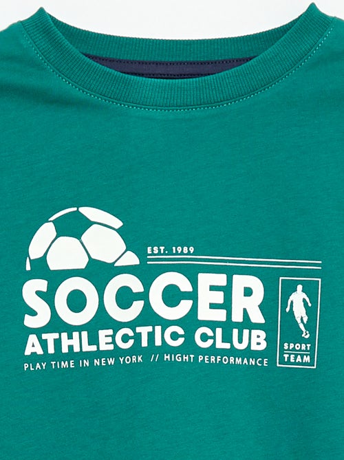 Pack pijama corto camiseta + pantalón corto - 2 piezas - Kiabi