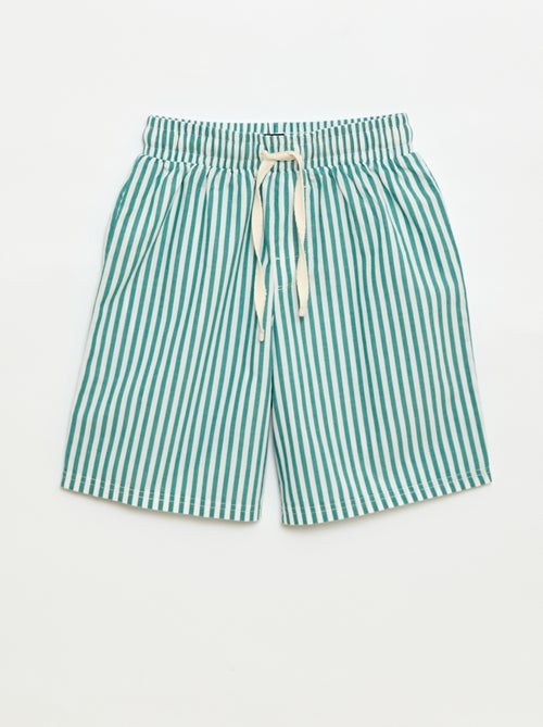 Pack pijama corto camiseta + pantalón corto - 2 piezas - Kiabi