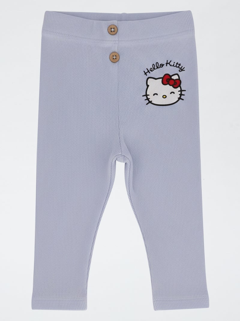 Pack sudadera + legging 'Hello kitty' en algodón Azul - Kiabi