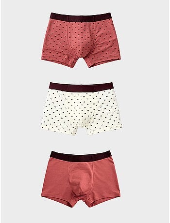 Pack tres boxers en tejido modal suave y elástico