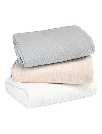 Pack trío de maxi gasas de algodón | SEVIRA KIDS