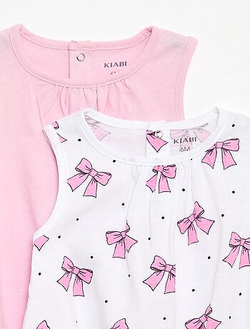 Packs de 2 peleles sin mangas