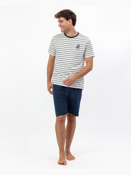 PADDINGTON CLASSIC Pijama Manga Corta Navy para Hombre - Kiabi