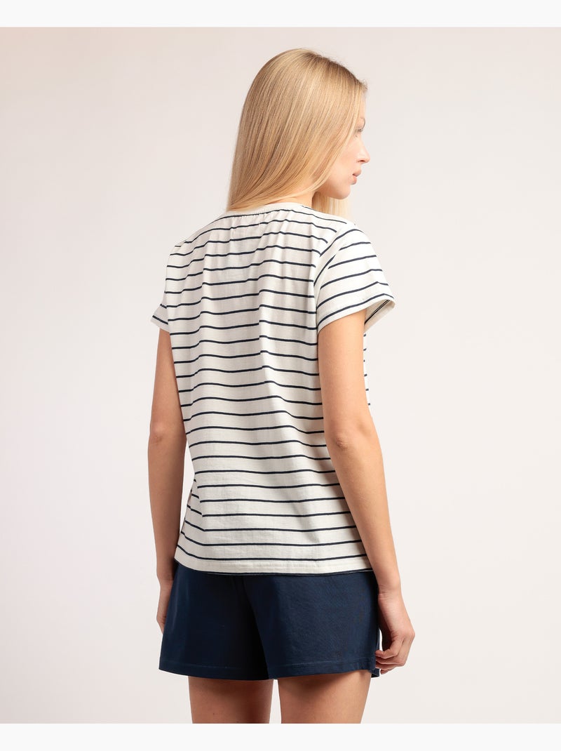 PADDINGTON CLASSIC Pijama Manga Corta Navy para Mujer Azul marino - Kiabi