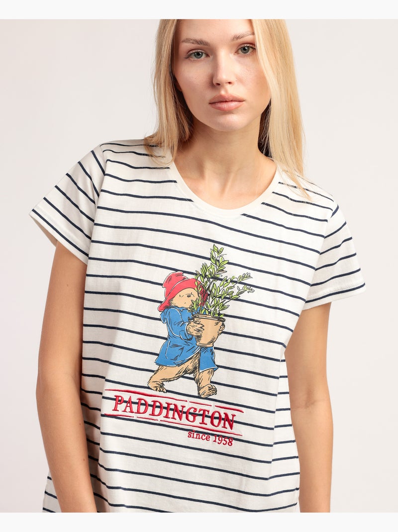 PADDINGTON CLASSIC Pijama Manga Corta Navy para Mujer Azul marino - Kiabi