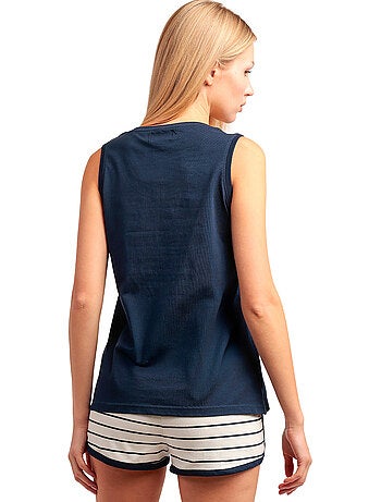 PADDINGTON CLASSIC Pijama Sin mangas Navy para Mujer