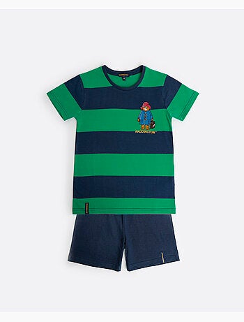 PADDINGTON Pijama Manga Corta Rugby Paws para Niño