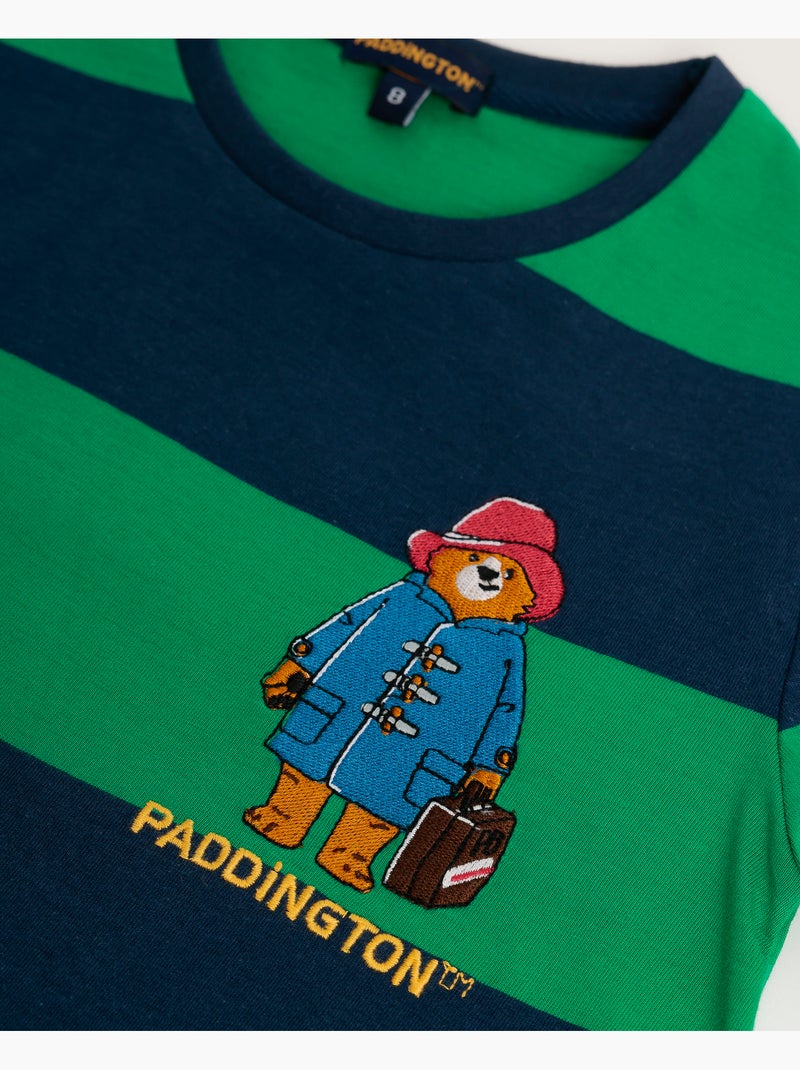 PADDINGTON Pijama Manga Corta Rugby Paws para Niño Azul marino - Kiabi