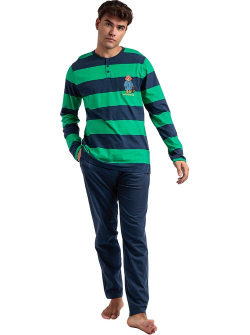 PADDINGTON Pijama Manga Larga Rugby Paws para Hombre - Kiabi