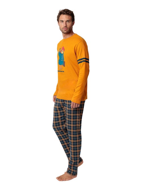 PADDINGTON Pijama Manga Larga Square para Hombre - Kiabi PADDINGTON Pijama Manga Larga Square para Hombre - Kiabi
