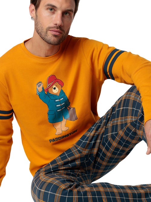 PADDINGTON Pijama Manga Larga Square para Hombre - Kiabi PADDINGTON Pijama Manga Larga Square para Hombre - Kiabi