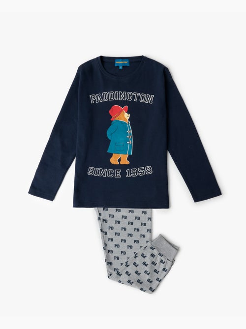 PADDINGTON Pijama Manga Larga Varsity para Niño - Kiabi PADDINGTON Pijama Manga Larga Varsity para Niño - Kiabi