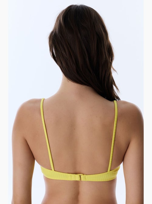 Paige top de bikini texturizado con aro penti - Kiabi