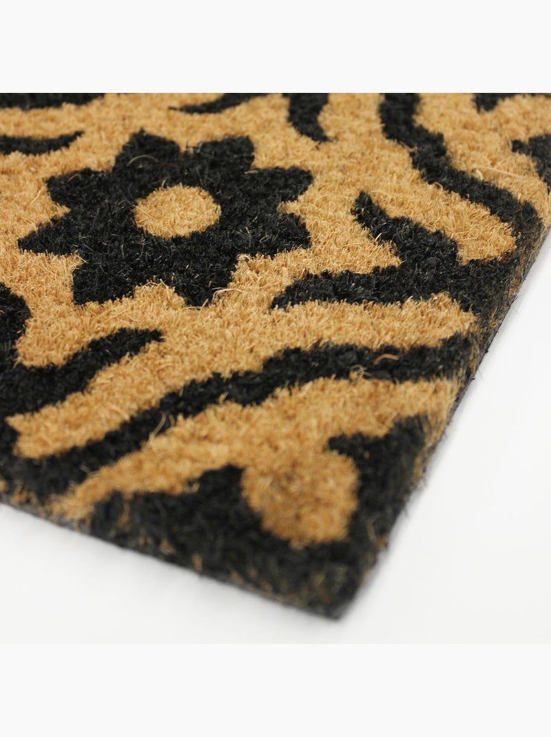 Paillasson con estampados mediterráneos Negro - Kiabi