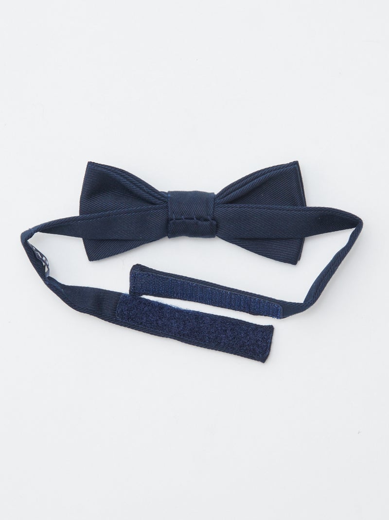 Pajarita con velcro AZUL - Kiabi