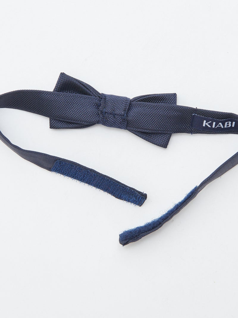 Pajarita con velcro Azul - Kiabi