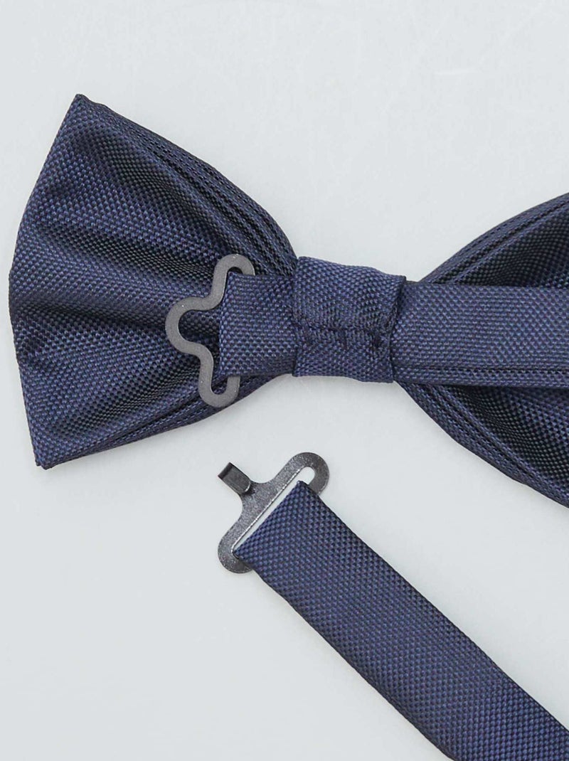 Pajarita texturizada AZUL - Kiabi