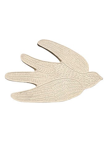 Pájaro de papel maché decoración de pared