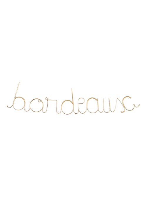 Palabra de alambre de latón "BORDEAUX - Kiabi Palabra de alambre de latón "BORDEAUX - Kiabi